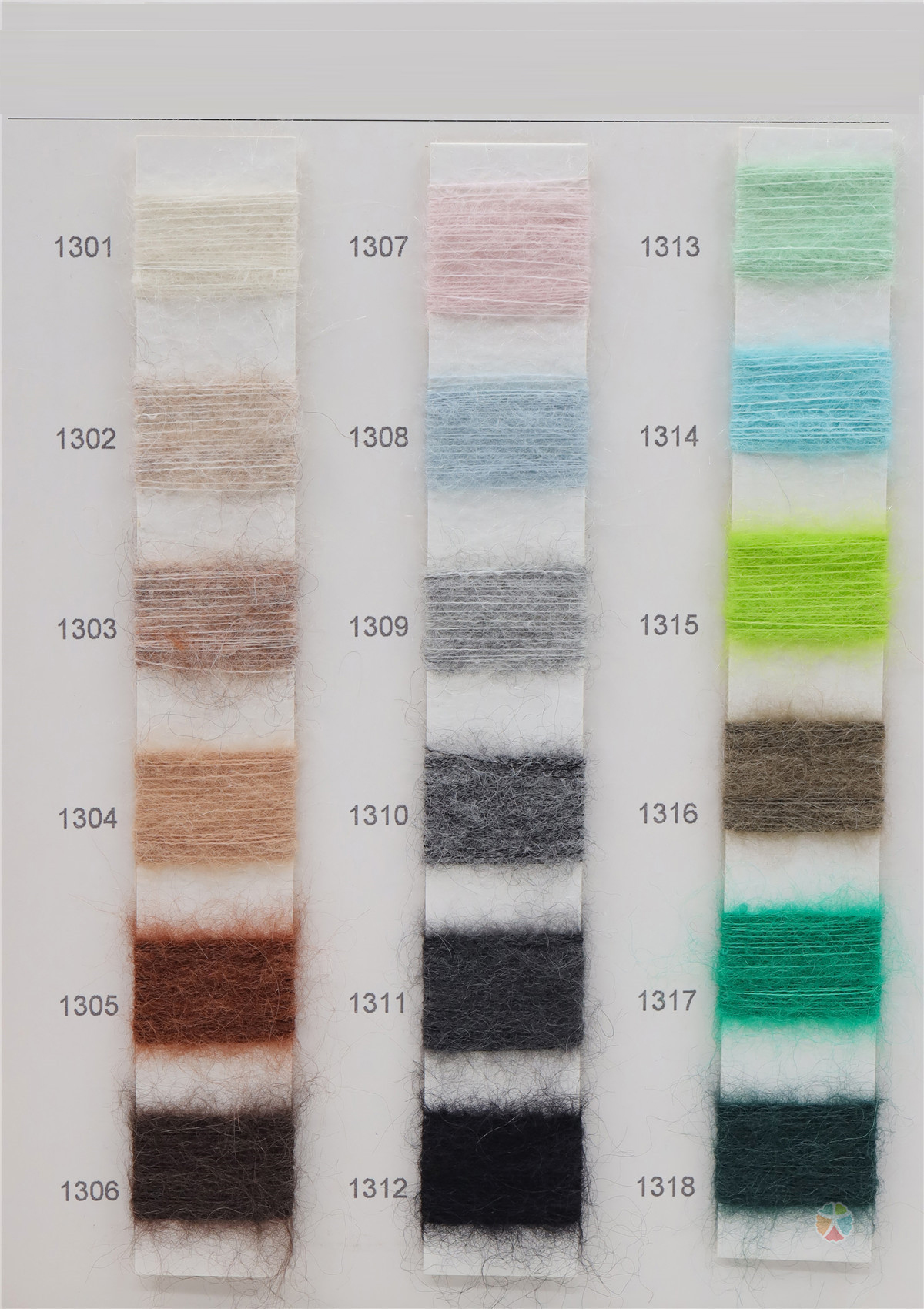 1/13NM 74mohair 23nylon 3spandex