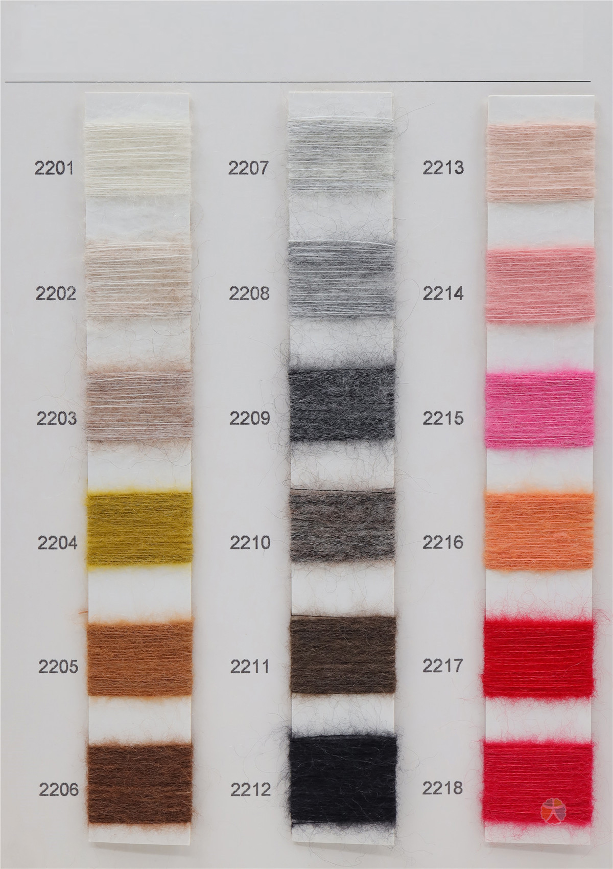 1/22NM 33ultrafine mohair 33wool 34nylon