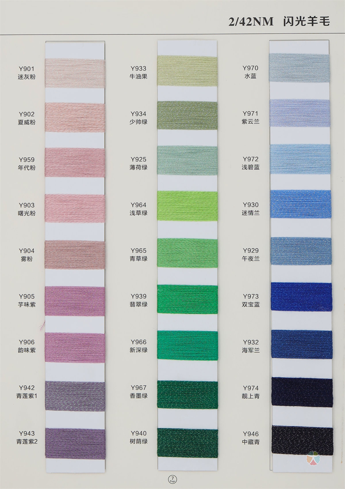 2/48NM 9merino wool 20polyester 16acrylic 55nylon