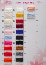 1/13NM 10alpaca 20Merino wool 40acrylic 30nylon