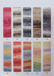 15S 15acrylic 45nylon 30polyester 10wool