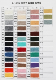 2/16NM 33merino wool 35talon 32acrylic