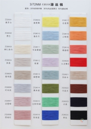 3/72NM 20pearl fiber 30Dessler 50cotton