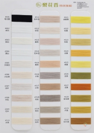 45/2NM 5% wool 18% acrylic 27% nylon 12% polyester 38% PPT