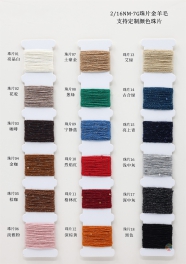 2/16NM Sheep wool 89.5% Polyester fiber 7.1% 3.4% polyester film fiber