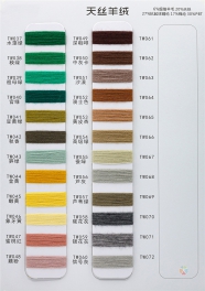 50NM/2 6% ultra-fine wool, 20% Tencel, 27% anti pilling acrylic, 17% nylon, 30% PBT